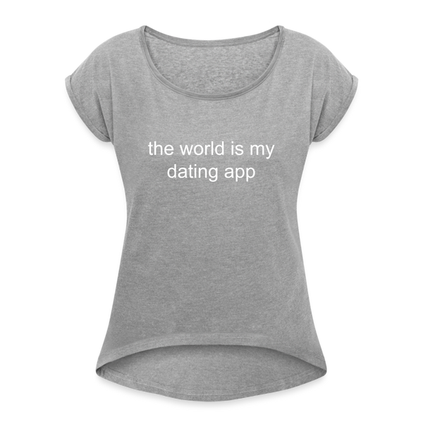 World is my Oyster - heather gray